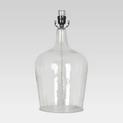 Artisan Glass Jug Large Lamp Base Clear - Threshold