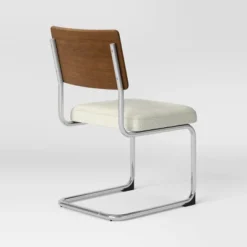 2pk Cecilton Chrome Cantilever Dining Chairs Cream Boucle - Threshold™ -Threshold™ GUEST da5167cd 3a46 4c0c a287 6bc5e486b905