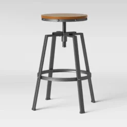Lewiston Adjustable Swivel Barstool - Threshold 13 Lewiston Adjustable Swivel Barstool - Threshold -Threshold™ GUEST df723cda 86b6 4e6b b5c9 27ac49310540