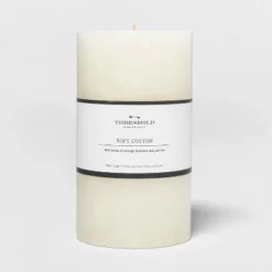 Pillar Candle Soft Cotton White - Threshold™ 13 Pillar Candle Soft Cotton White - Threshold™ -Threshold™ GUEST e33e65cc 6e9c 4c2e 826e d6c186eac650