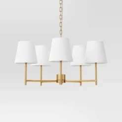 5 Arm Shaded Chandelier - Threshold™ -Threshold™ GUEST e5927df8 27d0 4939 bb95 f495fe88f184