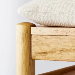 Emery Wood Counter Height Barstool With Upholstered Seat And Sling Back Natural - Threshold™ Designed With Studio McGee -Threshold™ GUEST e8ec7e51 c160 4262 8af2 ab79b157278d