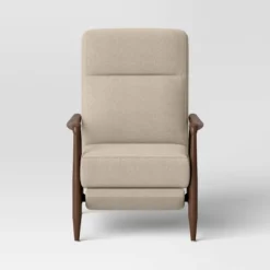 Dusk Mid-Century Wooden Arm Recliner - Threshold™ 11 Dusk Mid-Century Wooden Arm Recliner - Threshold™ -Threshold™ GUEST ea45fcc0 2c4c 43d3 b29d 29c39e899adb