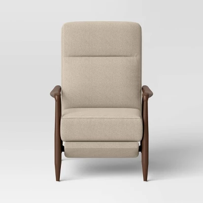 Dusk Mid-Century Wooden Arm Recliner - Threshold™ 4 Dusk Mid-Century Wooden Arm Recliner - Threshold™ - Image 2