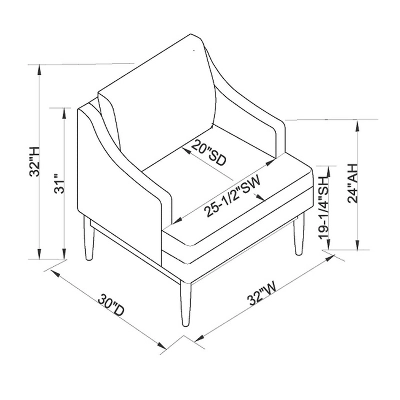 Howell Upholstered Accent Chair With Wood Base - Threshold™ Designed With Studio McGee 8 Howell Upholstered Accent Chair With Wood Base - Threshold™ Designed With Studio McGee - Image 6