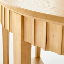 Thousand Oaks Wood Scalloped Demilune Console Table - Threshold™ Designed With Studio McGee 8 Thousand Oaks Wood Scalloped Demilune Console Table - Threshold™ Designed With Studio McGee -Threshold™ GUEST eb35aaa8 f7c8 4881 b5d1 f85e53b2ca90