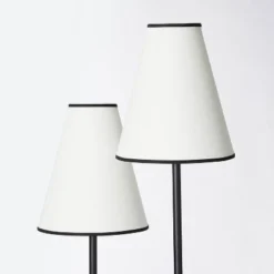 2-Head Floor Lamp With Trimmed Shade Black (Includes LED Light Bulb) - Threshold™ Designed With Studio McGee -Threshold™ GUEST f035995d f7b3 4db1 a0dd 1617e77b28a8