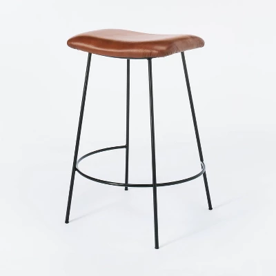 Clarkston Metal Counter Height Barstool With Upholstered Seat - Threshold™ Designed With Studio McGee 11 Clarkston Metal Counter Height Barstool With Upholstered Seat - Threshold™ Designed With Studio McGee - Image 9