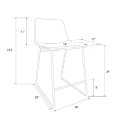 Bowden Faux Leather Counter Height Barstool - Threshold™ 11 Bowden Faux Leather Counter Height Barstool - Threshold™ -Threshold™ GUEST fc17995b 497f 4a5a 958c c9c8bb9e68cc
