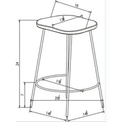 Metal Base Counter Height Barstools With Wood Seat Brown - Threshold™ Designed With Studio McGee 11 Metal Base Counter Height Barstools With Wood Seat Brown - Threshold™ Designed With Studio McGee -Threshold™ GUEST fc6ba567 7d0a 4f6c a2d1 6fb42b1cfa64